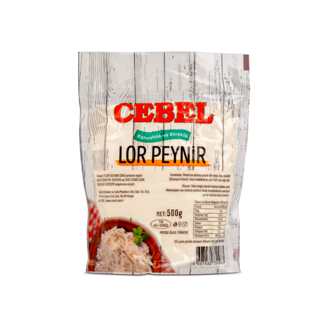 Az Yağlı Vakum Lor Peynir 500 gr