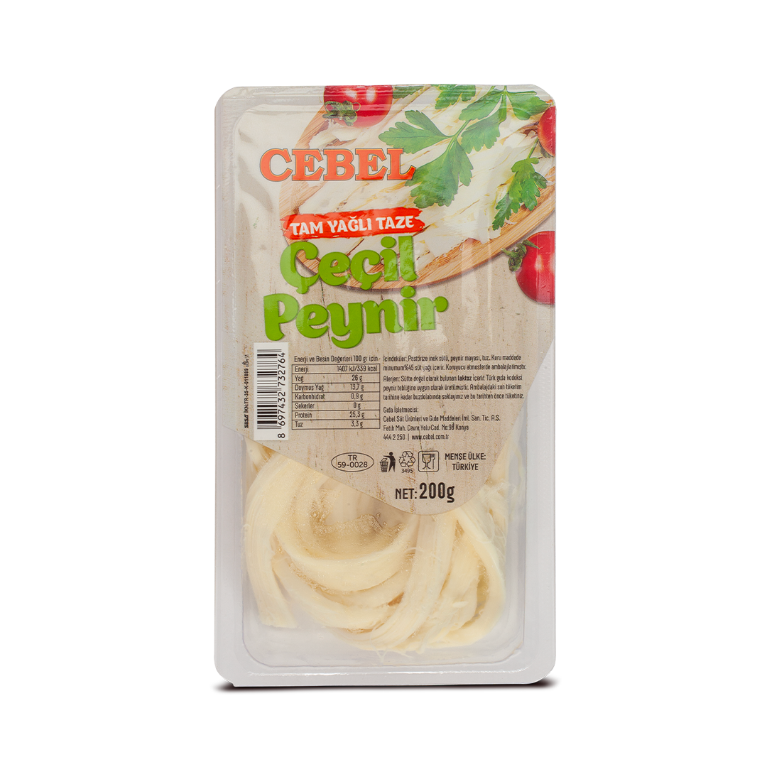 Tam Yağlı Çeçil Peynir 200 gr