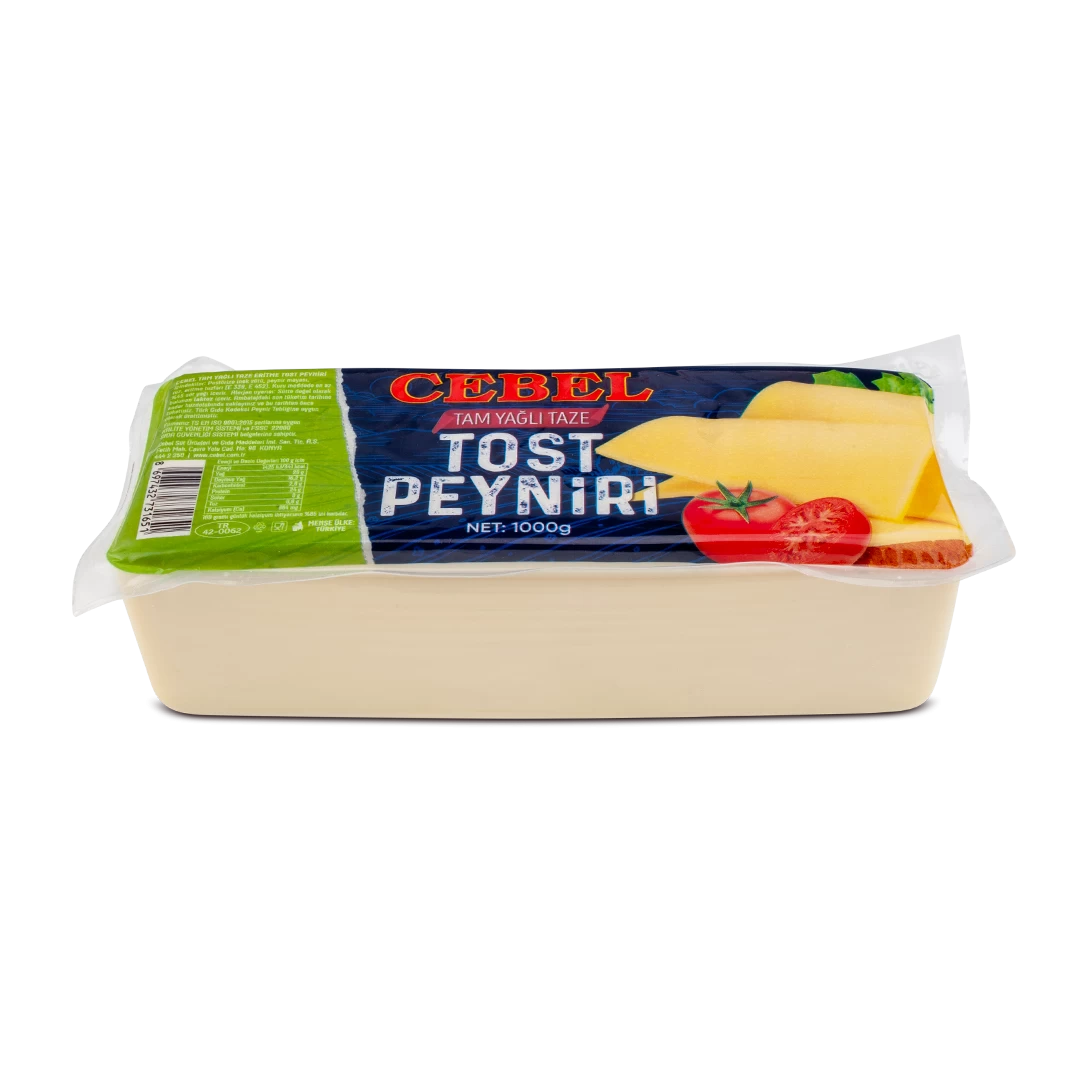 tam yağlı tost peyniri  1000 gr
